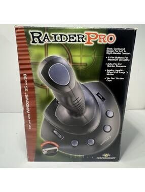 Raider Pro PC Joystick Gameport Windows 95 98 NOS Open Box Vintage Flight No Man